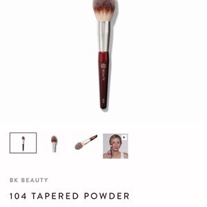 BK Beauty 104 Tapered Powder Brush - Red